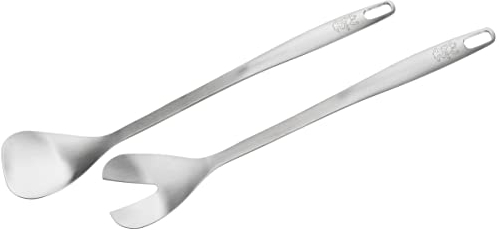 Stanley Rogers Posate per insalata in acciaio inox – Posate da portata effetto satinato con manico ergonomico – Perfetto come cucchiaio da portata per insalata – circa 32 x 7 cm