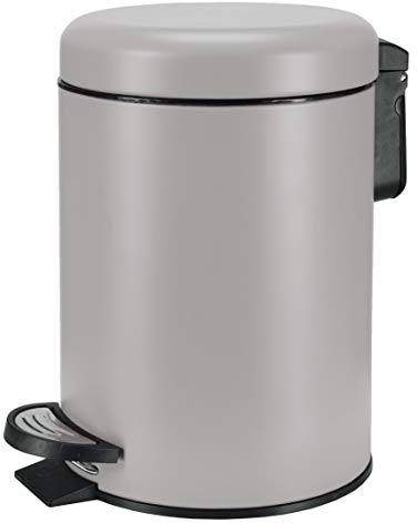 One Cosmetic Bin Platinum Material: Stainless Steel/Polypropylene Size: Bucket 3 Litres 16.8 cm x 25 cm
