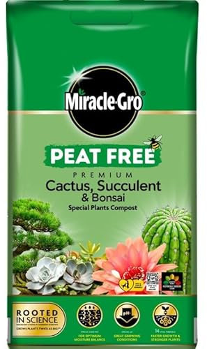 Miracle-Gro Peat Free Cactus/Bonsai Compost - 10L