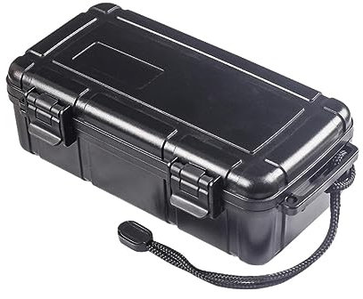 Kasmole Humidor da Viaggio - Humidor di Grande capacità Protettivo ermetico a buona Tenuta | Custodia Portatile con Scatola per sigari in Spugna per Viaggi in Campeggio