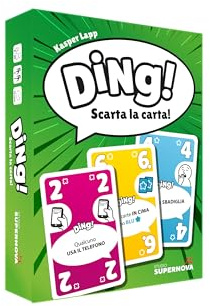 Studio Supernova - Ding - Gioco di carte, party game con tanta iterazione sociale, 2-7 giocatori, 8+, Edizione in italiano