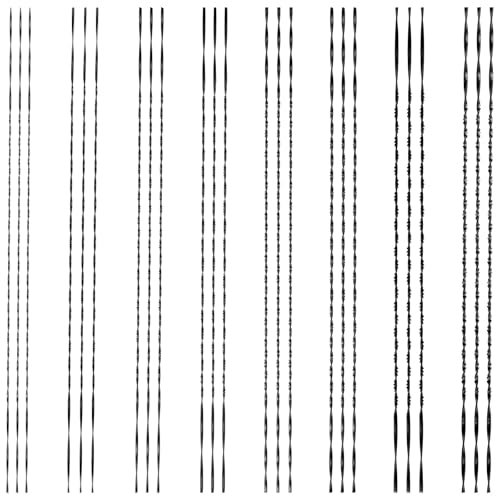 24PCS hojas de sierra de marquetería con dentado en espiral Nr. 1/2/3/4/5/6/7/8 hojas de sierra de desplazamiento con dientes en espiral para corte de metal de madera Corte de plástico Talla