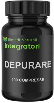 Depurare 100 Compresse - Cardo Mariano 80% Silimarina Tarassaco 20% Inulina Carciofo 2,5% Cinarina Colina e Inositolo - Detox Drenante Detossificante