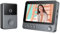 Winnes Video Campanello Videocitofono Senza Fili da Esterno con Suoneria/Citofono con Telecamera/Fotocamera,Video Doorbell Audio Bidirezionale con Schermo IPS 4,3'' Nessun WiFi o APP