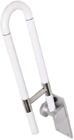 Maniglie di Sostegno, Barre per Vasca, corrimano per WC, corrimano Senza Barriere, corrimano Pieghevoli per Bagno per Anziani/Bianco