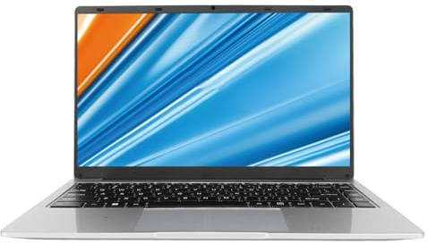Plyisty Laptop de 14 Pulgadas 8GB DDR3 512GB M.2 SSD WiFi 4.2 Computadora de Cuaderno Portátil Delgado con Cámara Web para Gaming, Diseño de Negocios, Liviano y Compacto 11 Pro (Enchufe de la UE)