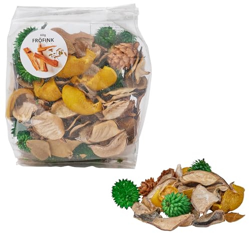 FRÖFINK Potpourri profumati, legno di sandalo e patchouli marrone, 60 g