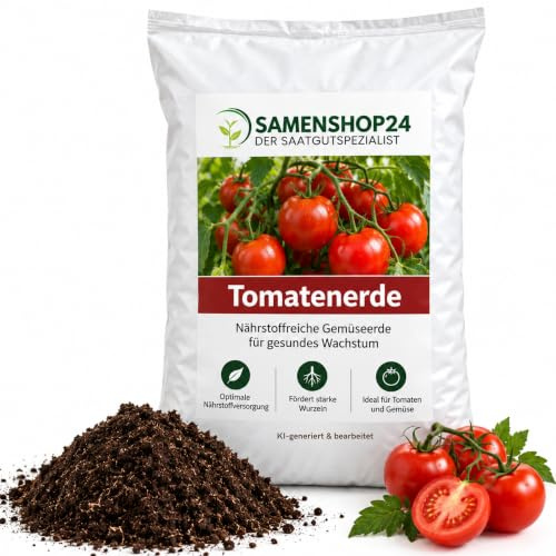 Tomatenerde (Gemüseerde), Inhalt: 20 Liter, Hochwertige Spezialerde in Gärtnerqualität