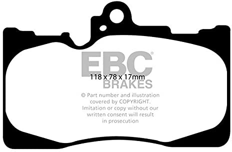 EBC Brakes DP41589R Yellow stuff Brake Pads