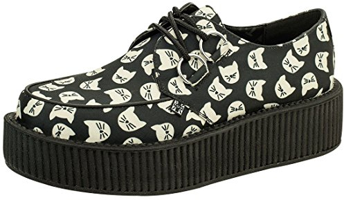 T.U.K. Viva Mondo Creepers Chat, Unisex-Erwachsene, Schwarz, 37 EU