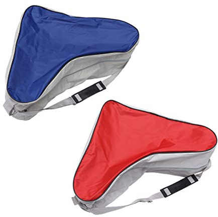BESPORTBLE Schlittschuhtasche: 2 Stück Inline Skate Tasche Dreieck Rollschuh Tasche Hochleistungs Eishockey Skate Tragetasche mit Verstellbarem Schultergurt für Kinder Erwachsene