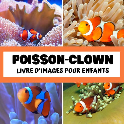 Livre d'images pour enfants - Poisson-clown: Découvrir les poisson-clown en image - Enfants de 2 à 5 ans