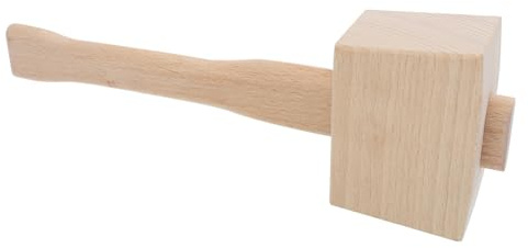 OFFSCH Mazzuolo Per Intaglio Del Legno in Legno Di Faggio Martello Da Carpentiere Utensile A Mazzuolo Manuale Pratico
