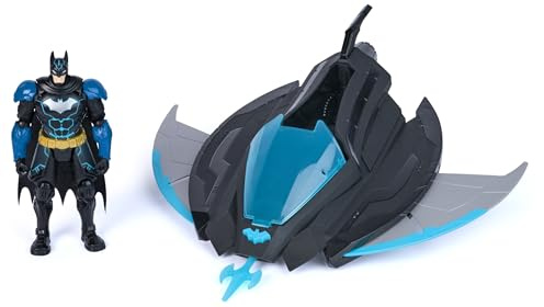DC Comics , Batman Ninja, Batwing mit Projektilblaster + 15cm Action-Figur, für Kinder ab 4 Jahren