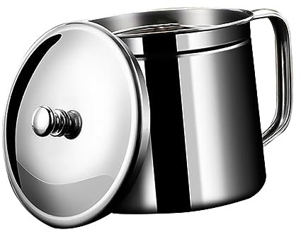 Cabilock Filtro De Aceite Recipiente Colador De Aceite Con Colador De Almacenamiento Para Cocina Uso Diario De Cocina