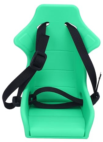 Fuchooky Bike Baby Doll Carrier Foldable Adjustable Strap Length Plastic Front Doll Bike Seat for Outdoor (Green)