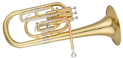 B Flat Key Tenor Horn Euphonium Beginner Instrument Euphonium All-brass Instrument(4)