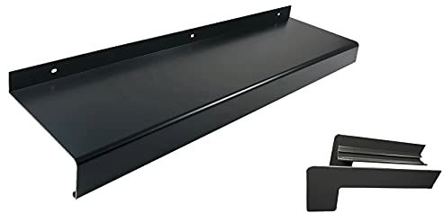 Alu Fensterbank anthrazit (Set) inkl. Aluminium Endkappen für Klinker bis 2m Zuschnitt auf Maß