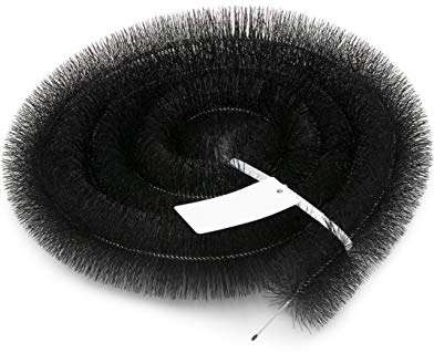 Forega - Spazzole per Grondaia e Pannelli Solari Ø12 cm, 36m (9x4 m) | Resistente ai Raggi UV | Protezione da Foglie e Martore | Facili da Installare