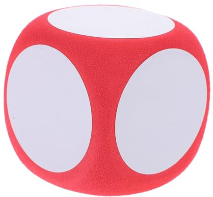 ORFOFE Dadi in Schiuma Cancellabili Secco Grandi Blocchi Di Schiuma Dadi Vuoti Su Cui Scrivere Matematici Per Scuola Elementare Adatti Pervori Artigianali e Insegnamento