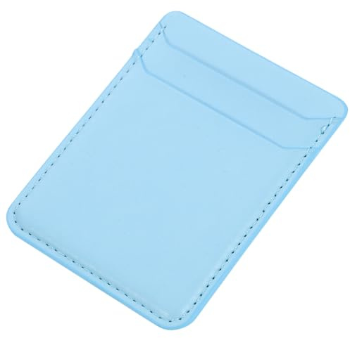 ULTECHNOVO Porta Carte Organizer Sottile e Resistente Doppio Strato Adesivo per in Pu Telefono Design Elegante per Tessere per Uso Quotidiano
