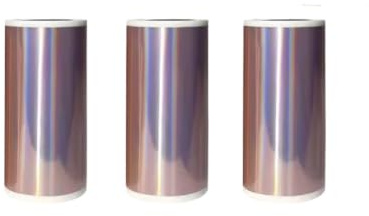 3 rollos de papel adhesivo térmico, 57 mm x,5 m for impresión fotografías y notas(3ROlls laser pink)