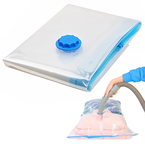 Generise Strong Vacuum Storage Compression Bags VAC Space Saving Compressed Bag Vacuum Travel Pack Saver 1 pack 50cm x 70cm