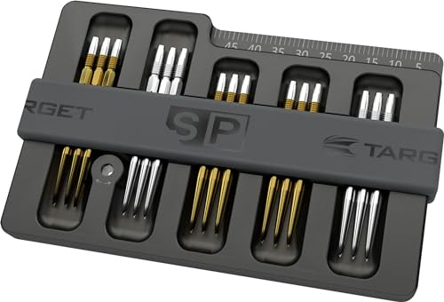 TARGET Darts Swiss Point Holder Case – Custodia per Freccette con Strumento di rimozione (Contiene 5 Set di Punti) 15 Punte/Porta Punte, Incluso Strumento di Segnalazione Swiss Point e Guida alle