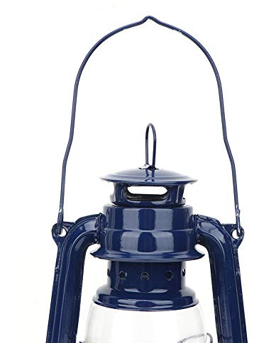 Lanternes de Table Lampes de Lanterne tempête Lampes à pétrole Lampe à pétrole Jardin(Blue)