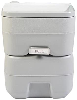 WYJRO Toilette Portatile da Campeggio, Toilette da Campeggio Toilette Portatile WC Rimovibile per i Bambini Anziani Bagno Mobile per Camper Casa Mobile WC Chimico da Viaggio,Single Outlet,20L
