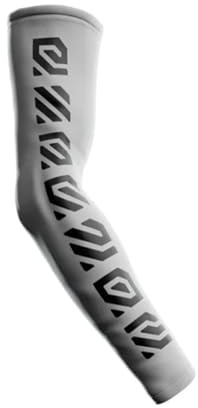 Wallhack Column Gaming Arm Sleeve | Compression Sleeve for Wrist & Arm Support for Long Gaming Sessions | Anti-Slip Arm Warmer for Precision & Comfort | White, Small - Medium