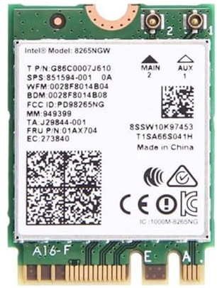 Legacy M.2 Wi-Fi Adapter for Intel 8265 Wireless-AC | 867Mbps WiFi with Bluetooth 4.2 | 2.4GHz & 5GHz Network Card | Works with Intel, AMD, Linux & Windows | 8265NGW Wireless Adapter