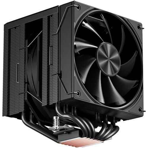 upHere gaming Ventilador CPU,Dual Tower 6 Heat Pipes CPU Cooler,2 * 120MM PWM Ventiladores PC,Sin Quitar el Ventilador para Instalarlo,Disipador CPU,para AM4 AM5/Intel 2011/2066,UE2K6.