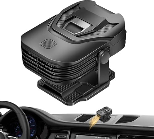 Bilvärmare Portable,Car Space Heater - 12V Luftvärmare Bilfläkt Värmeavfuktare,Snabbuppvärmning vindrutevärmarfläkt, fordonsmonterad värmare för lastbilar, bilar