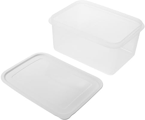 PAMINGONO Caja para Fermentar Masa de Pizza con Tapa, Capacidad 4l, Plástico Resistente y Diseño Multifuncional, Adecuado para Uso Doméstico y Refrigeradores