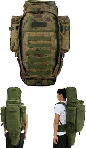 Táctico Mochila De Rifle Largo, Molle Mochila Militar, Mochilas De Asalto Militar, Caza Táctica Pesca Airsoft Gear Gun Rifle Mochila Campo De Tiro Mochila, Airsoft Armas Bolsa, Gran Capacidad B