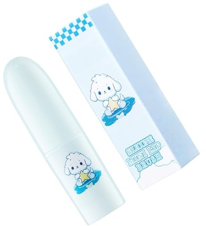 Pinceles de maquillaje de silicona elásticos para labios, aplicador para bálsamo, brillante, lápiz labial, corrector, cepillo de silicona con cubierta