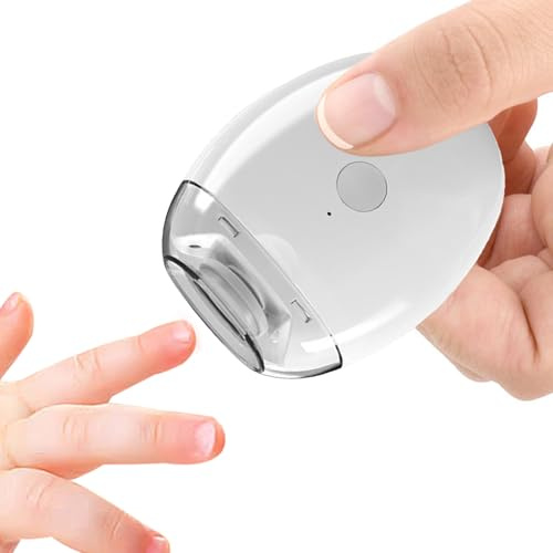 Lime À Ongles Électrique Pour Bébé - Coupe-Ongles Automatique | Lime-Ongłes Polisseur Avec 3 Vitesses Réglables | Tondeuse À Ongłes Bébé & Adulte
