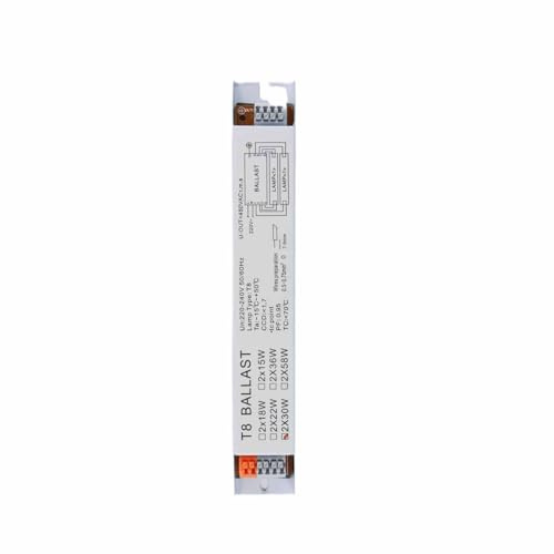 Sarini T8 220-240V AC 2x30W Wide Voltage Electronic Ballast Fluorescent Lamp Ballast
