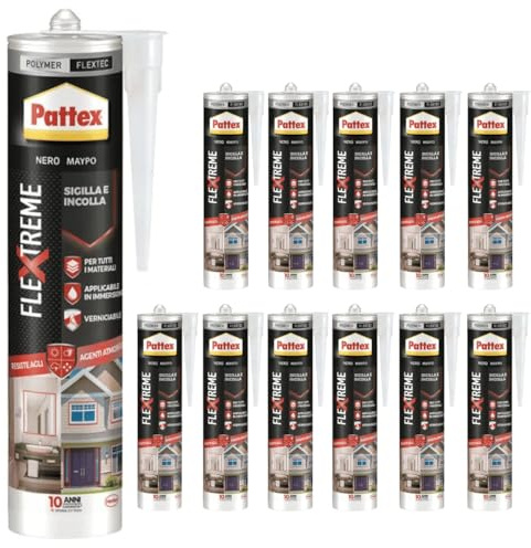 Baukleber, Universalkleber, Montagekleber Flextreme - weiß - Universalkleber für Innen & Außen (12 x 280ml)