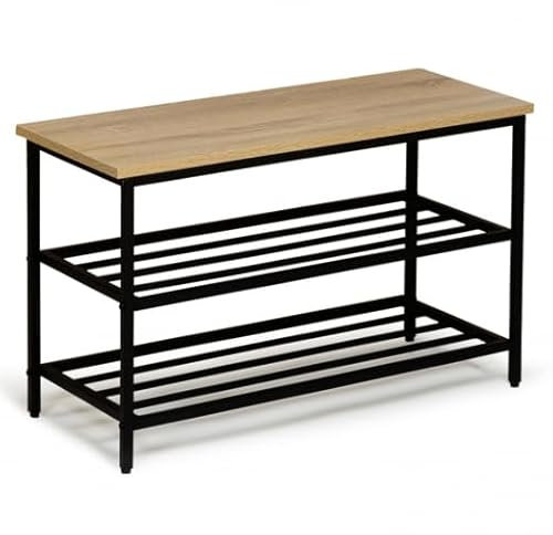 IDMarket - Banc d'entrée Chaussures Detroit Design Industriel