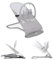ms Hamaca Para Bebé Lullaby - Plegable Y Portatil 2 En 1 Mecedora Y Silla, Gris