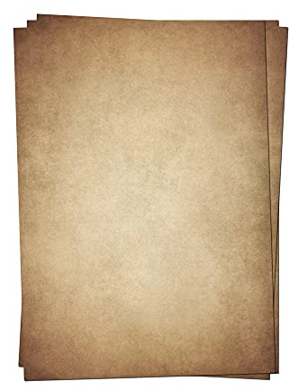 Presentou Brevpapper, tryckt på båda sidor, 120 gram papper, motivpapper, certifikatpapper, meny, kärleksbrev (vintage-mörkt, 50 ark)