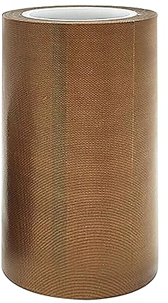 IGTOPS Cinta adhesiva de teflón, cinta adhesiva de alta temperatura, cinta adhesiva de teflón, cinta adhesiva de teflón, cinta de sellado al vacío para máquina de envasado al vacío (100 mm x 10 m, A)