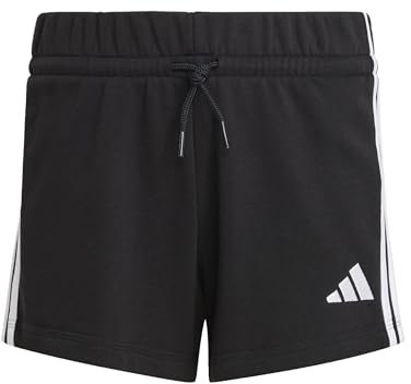 adidas Mädchen Essentials Shorts, Black/White, 11-12 Years
