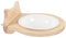 Sosoport 1set Feeder Anti-tip Design Cat Bowl and Frame Easy to Clean Pet Food Dish for Kittens and Puppies for Home Use