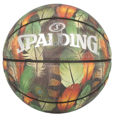 Spalding Ballon de Basket - Taille 7 - Ballon certifié - Composite - Extérieur - Antidérapant - Bonne Prise en Main - Poids et Taille Officiels