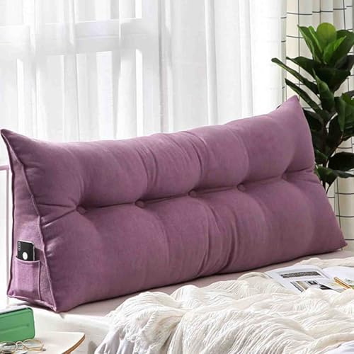 YWQJL Cuscini Grandi per Testata Letto,Cuscino Testata Letto Matrimoniale Cuscinone Spalliera Poggiatesta Letto Matrimoniale Cuscino,Triangolare Testiera Letto Una Piazza E Mezza(#11,180x50x20cm)