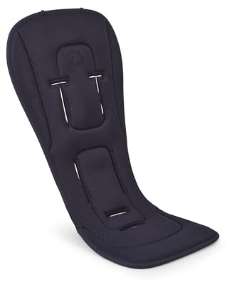 Bugaboo Duo-Komfort Sitzauflage für vier Jahreszeiten, verbesserte Passform, kompatibel mit allen Bugaboo Kinderwagen, wendbar, superweiches 3D-Mesh, Deep Indigo