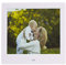 HXZJUIKL Digital Picture Frame 8 Inch Widescreen Digital Photo Frame with LED Display 1024x768 Hi Res Digital PhotoUSB and SD Card Slots and Remote Control,White